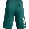 imageUnder Armour Mens Rival Fleece Big Logo Shorts722 Coastal Teal   Onyx White
