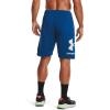 imageUnder Armour Mens Rival Fleece Big Logo ShortsGraphite Blue 581Onyx White