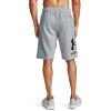 imageUnder Armour Mens Rival Fleece Big Logo ShortsMod Gray Light Heather 011Black