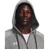 imageUnder Armour Mens Rival Fleece Full Zip Hoodie025 Castlerock Light Heather   White