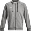 imageUnder Armour Mens Rival Fleece Full Zip Hoodie025 Castlerock Light Heather   White