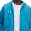 imageUnder Armour Mens Rival Fleece Full Zip Hoodie452 Ether Blue   White