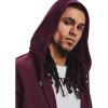 imageUnder Armour Mens Rival Fleece Full Zip Hoodie600 Dark Maroon   White