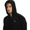 imageUnder Armour Mens Rival Fleece Full Zip HoodieBlack 001Onyx White