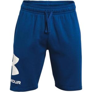 imageUnder Armour Mens Rival Fleece Big Logo ShortsGraphite Blue 581Onyx White