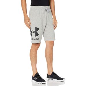 imageUnder Armour Mens Rival Fleece Big Logo ShortsMod Gray Light Heather 011Black