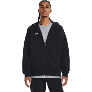 imageUnder Armour Mens Rival Fleece Full Zip Hoodie001 Black   White