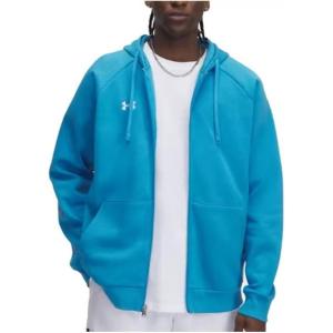 imageUnder Armour Mens Rival Fleece Full Zip Hoodie452 Ether Blue   White