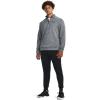 imageUnder Armour Mens Fleece Twist Quarter Zip012 Pitch Gray   Black