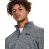 imageUnder Armour Mens Fleece Twist Quarter Zip012 Pitch Gray   Black