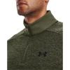 imageUnder Armour Mens Fleece Twist Quarter Zip390 Marine Od Green   Black