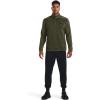 imageUnder Armour Mens Fleece Twist Quarter Zip390 Marine Od Green   Black