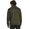 imageUnder Armour Mens Fleece Twist Quarter Zip391 Marine Od Green  Black  Black