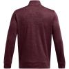 imageUnder Armour Mens Fleece Twist Quarter Zip600 Dark Maroon   Black