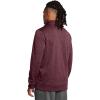 imageUnder Armour Mens Fleece Twist Quarter Zip600 Dark Maroon   Black