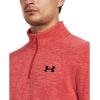 imageUnder Armour Mens Fleece Twist Quarter Zip690 Venom Red   Black