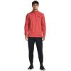 imageUnder Armour Mens Fleece Twist Quarter Zip690 Venom Red   Black
