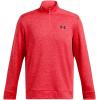 imageUnder Armour Mens Fleece Twist Quarter Zip713 Racer Red   Black