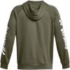 imageUnder Armour Mens Rival Fleece Graphic Hoodie390 Marine Od Green   White