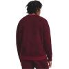 imageUnder Armour Mens Rival Fleece Printed Crew600 Dark Maroon   White