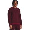 imageUnder Armour Mens Rival Fleece Printed Crew600 Dark Maroon   White