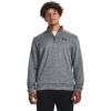 imageUnder Armour Mens Fleece Twist Quarter Zip012 Pitch Gray   Black