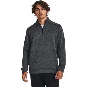 imageUnder Armour Mens Fleece Twist Quarter Zip001 Black   Black