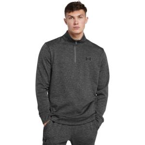 imageUnder Armour Mens Fleece Twist Quarter Zip026 Castlerock   Black