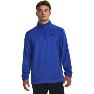 imageUnder Armour Mens Fleece Twist Quarter Zip400 Team Royal   Black