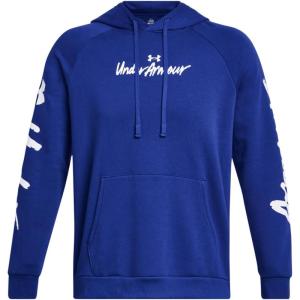 imageUnder Armour Mens Rival Fleece Graphic Hoodie400 Royal   White