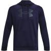 imageUnder Armour Mens Big Logo Armourfleece Hoodie410 Midnight Navy  Academy  Black
