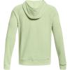 imageUnder Armour Mens Rival Fleece Big Logo Hoodie369 Phosphor Green   Onyx White