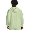 imageUnder Armour Mens Rival Fleece Big Logo Hoodie369 Phosphor Green   Onyx White