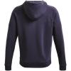 imageUnder Armour Mens Rival Fleece Big Logo Hoodie558 Tempered Steel   Onyx White