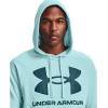 imageUnder Armour Mens Rival Fleece Big Logo HoodieBreeze 441Dark Cyan