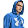 imageUnder Armour Mens Rival Fleece Big Logo HoodieBrilliant Blue 787Onyx White