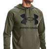 imageUnder Armour Mens Rival Fleece Big Logo HoodieMarine Od Green 390Black