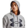 imageUnder Armour Mens Rival Fleece Big Logo HoodieMod Gray Light Heather 011Black
