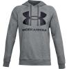 imageUnder Armour Mens Rival Fleece Big Logo HoodiePitch Gray Light Heather 012Black