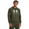 imageUnder Armour Mens Rival Fleece Logo Hoodie390 Marine Od Green   White