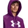 imageUnder Armour Mens Rival Fleece Logo Hoodie580 Cassis   White