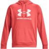 imageUnder Armour Mens Rival Fleece Logo Hoodie690 Venom Red   White