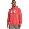 imageUnder Armour Mens Rival Fleece Logo Hoodie690 Venom Red   White