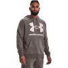 imageUnder Armour Mens Rival Fleece Big Logo Hoodie176 Fresh Clay   Onyx White