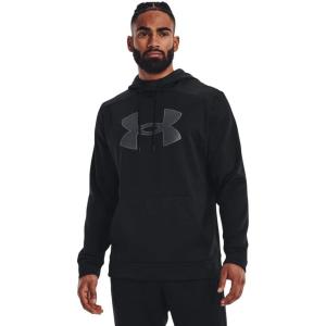 imageUnder Armour Mens Big Logo Armourfleece Hoodie001 Black  Black  Pitch Gray