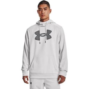 imageUnder Armour Mens Big Logo Armourfleece Hoodie014 Halo Gray  Halo Gray  Black