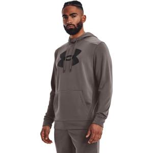imageUnder Armour Mens Big Logo Armourfleece Hoodie176 Fresh Clay  Fresh Clay  Black