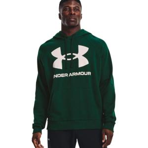 imageUnder Armour Mens Rival Fleece Big Logo Hoodie330 Intensity   Onyx White