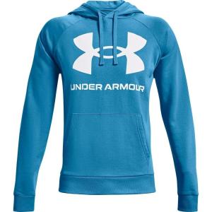 imageUnder Armour Mens Rival Fleece Big Logo HoodieRadar Blue 422White