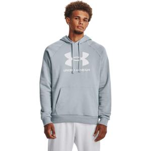 imageUnder Armour Mens Rival Fleece Logo Hoodie465 Harbor Blue   White